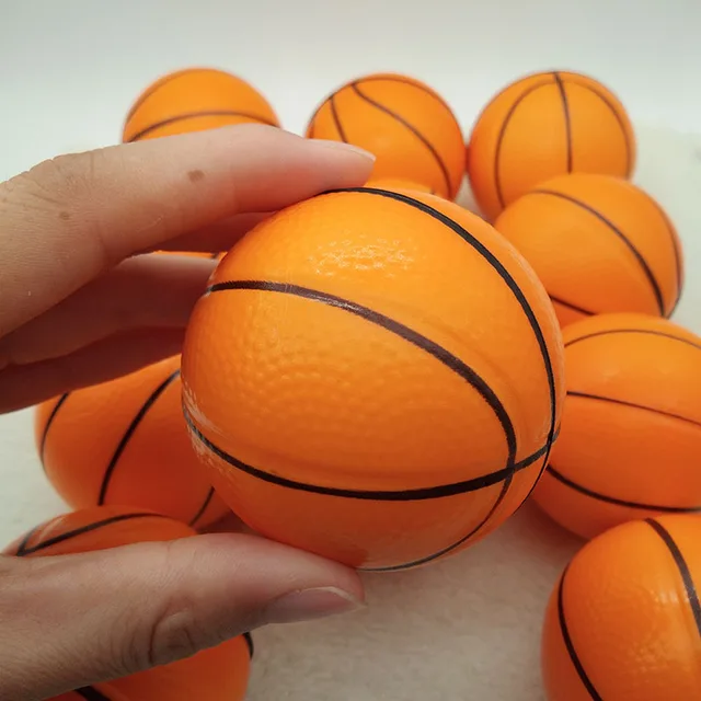 12pcs 63mm Anti Stress Ball Relief Black White soccer Football Basketball Baseball Tennis Soft Foam squeeze Ball Toys for Boys 2