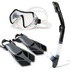 Профессиональная маска для подводного плавания плавники трубка для ныряния набор для дайвинга Топ трубка быстросохнущая износостойкая