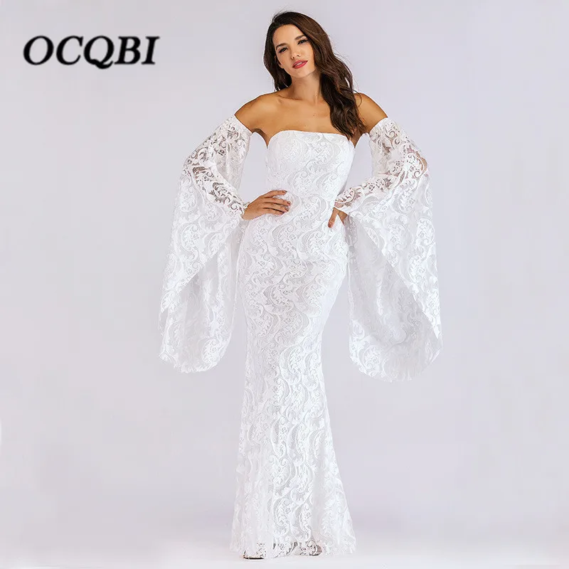 2018 женское осеннее кружевное платье элегантные вечерние платья Bodycon