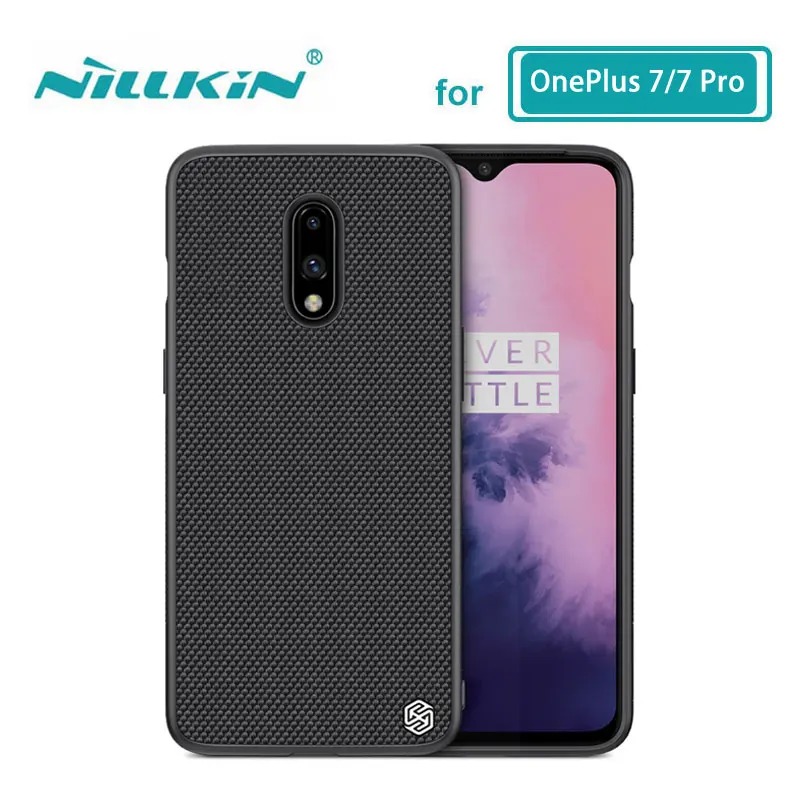 

Case for OnePlus 7/7Pro One Plus 7 Casing Nillkin Textured Nylon Fiber Back Cover OnePlus 7 Pro Case