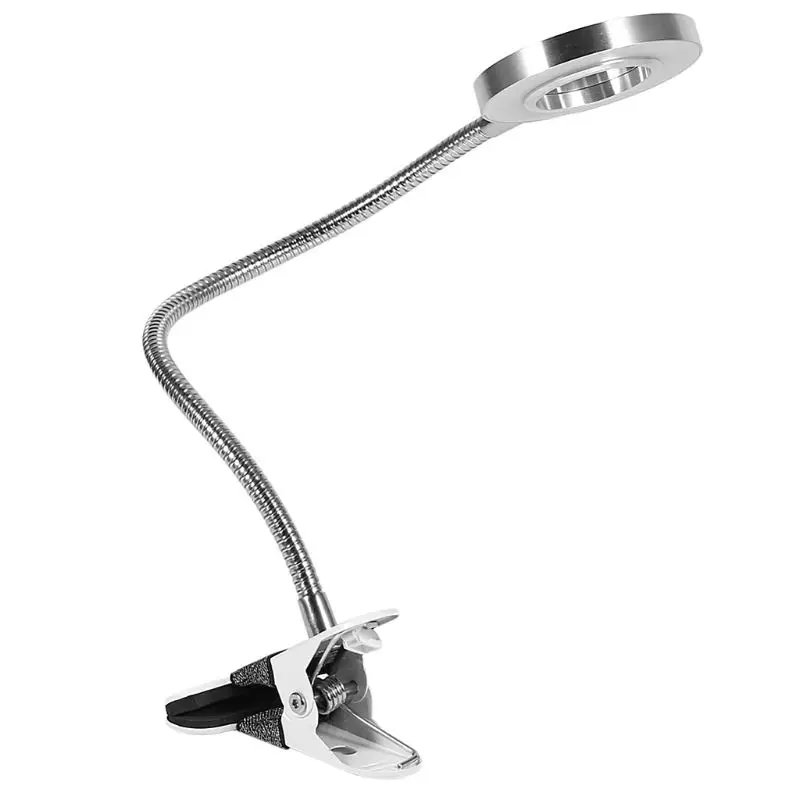 

USB Charging LED Tattoo Lamp Makeup Illuminator Improved Light With Clamp Brightening Magnification For Eyebrow Nail Art Beauty