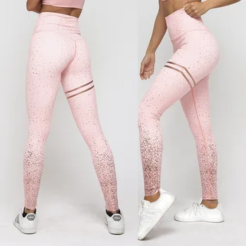 

Push Up Golden Spot Women Leggings 3D Hot Stamping Printed Fitness Legging Star High Waist Leggins Puls Size Legins