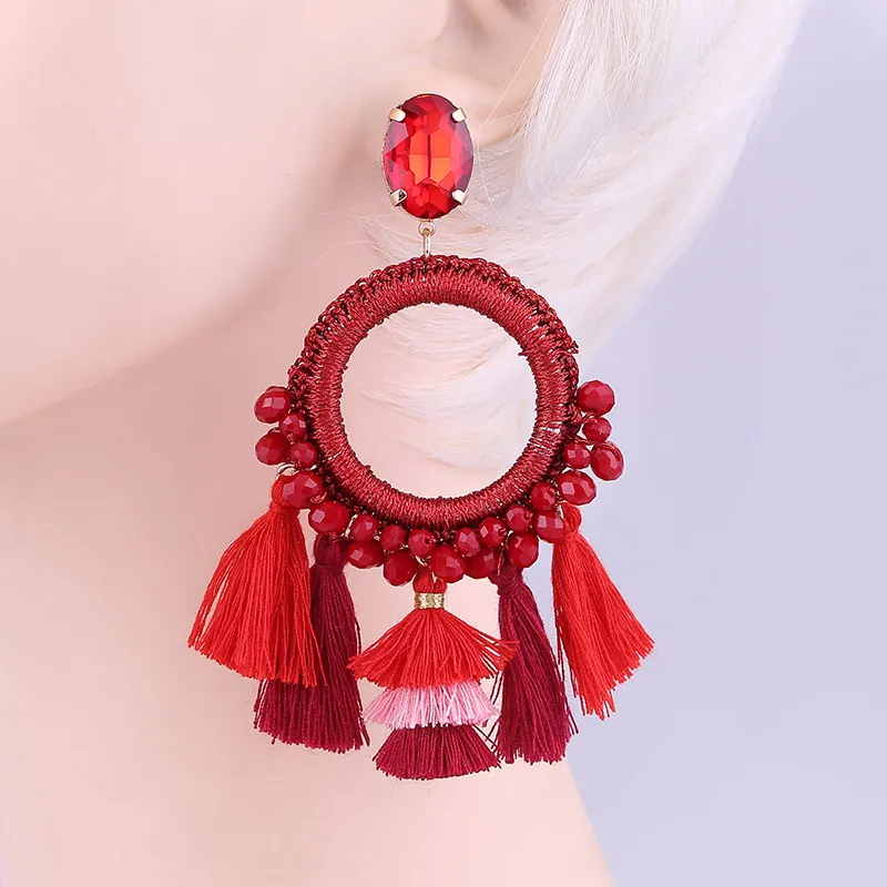 earrings red
