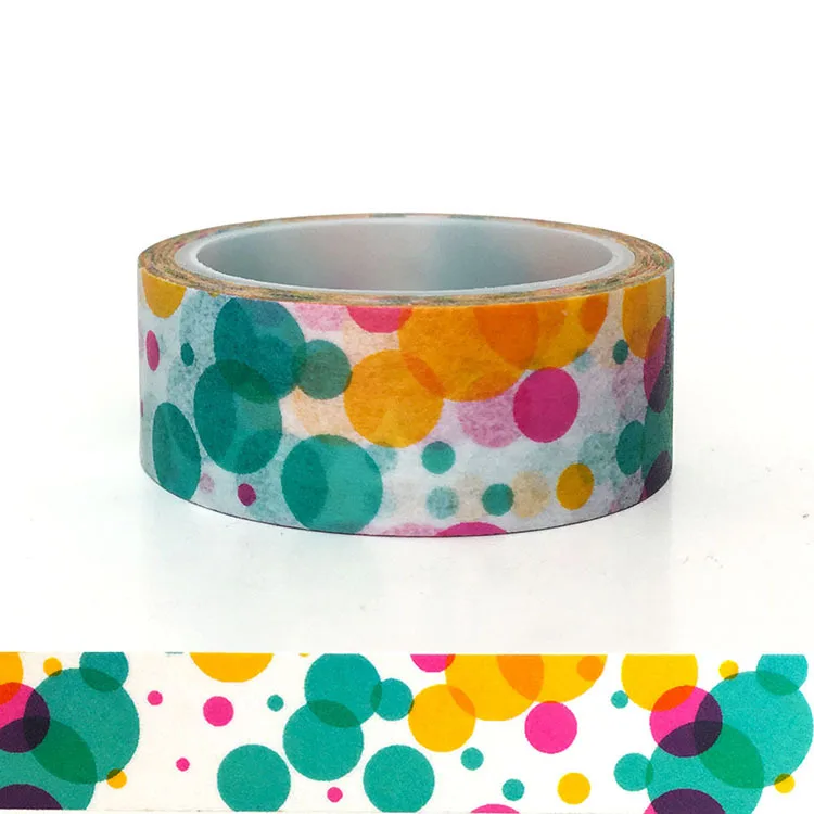 

20pcs/set Dream Color Ring Washi Tape DIY Decorative Washi Sticker Cute