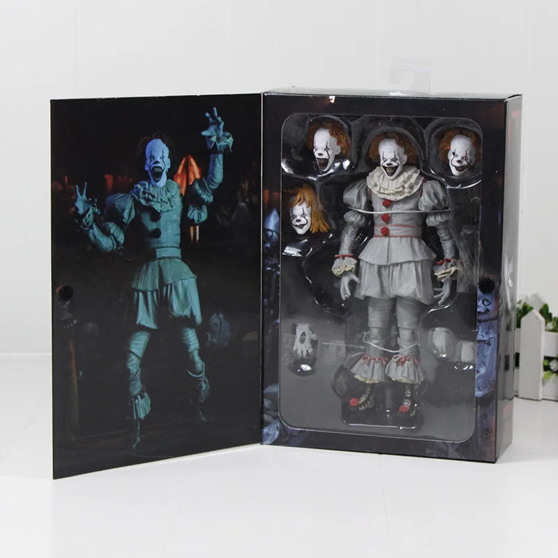 NECA фильм ужасов Coraline& the Secret NATHAN DRAKE Street Freddy Pennywise Джокер клоун ПВХ фигурка Коллекционная модель игрушки - Цвет: Прозрачный