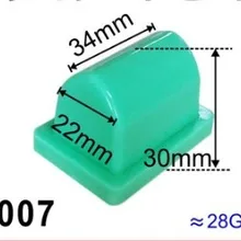 Силиконовая резиновая прокладка головки для печатная машина накладок 34 мм длина деревянная основа