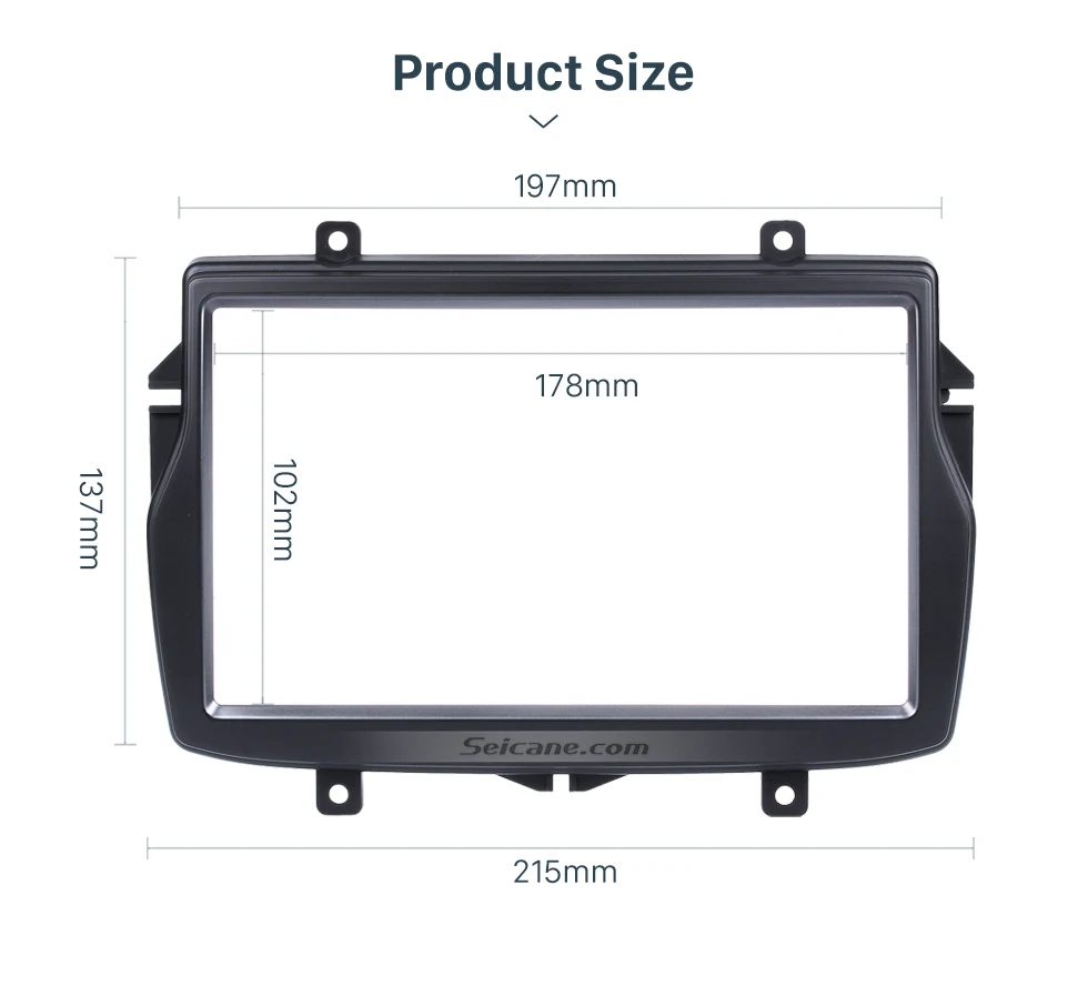 Seicane 2 Дин радио фасции Для Daewoo Royale русский/ЛАДА Веста стерео установка монтируется рамка панель установка