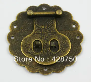 

Antique Brass Eagle Jewelry Box Hasp Latch Lock 60mm with Screws