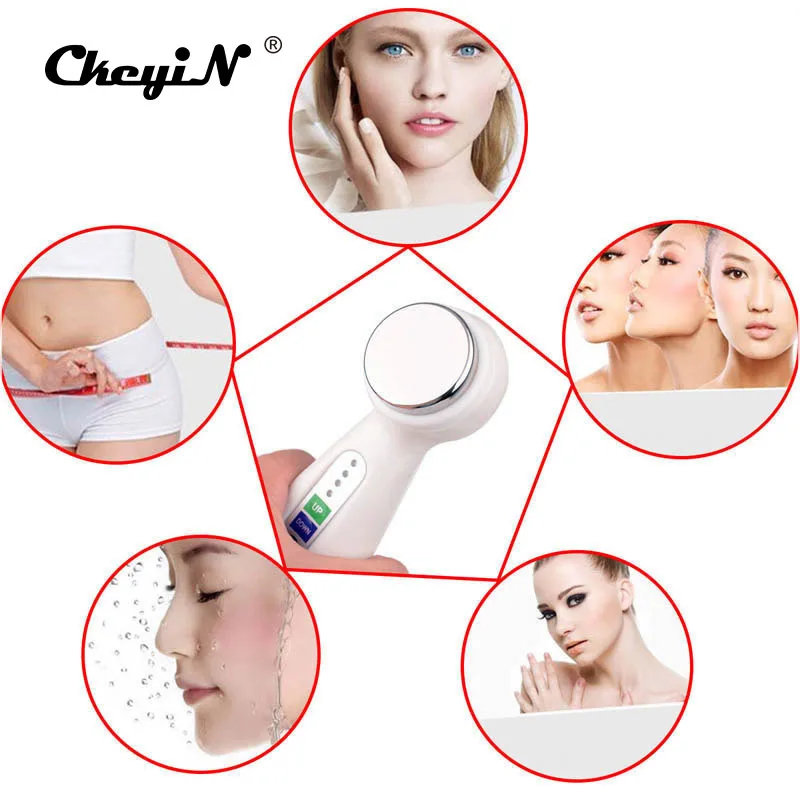 Ультразвуковая машина для ухода за кожей лица, очиститель для лица, ультразвуковое омоложение морщин, удаление акне, пигментация, S36