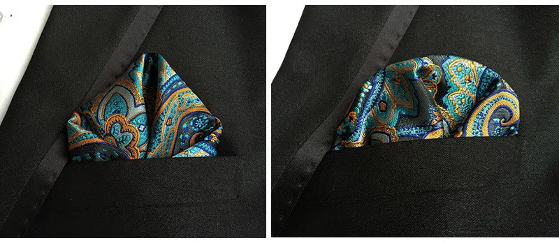 CityRaider Novalty узор Пейсли печати шелковые платки для Для мужчин; хлопковый карман квадратный оптовая продажа VIP Link 25*25 см A061