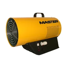 73kw electronic ignition Master Italian lpg gas industry heater, big space hot air heater with connecting temperature controller