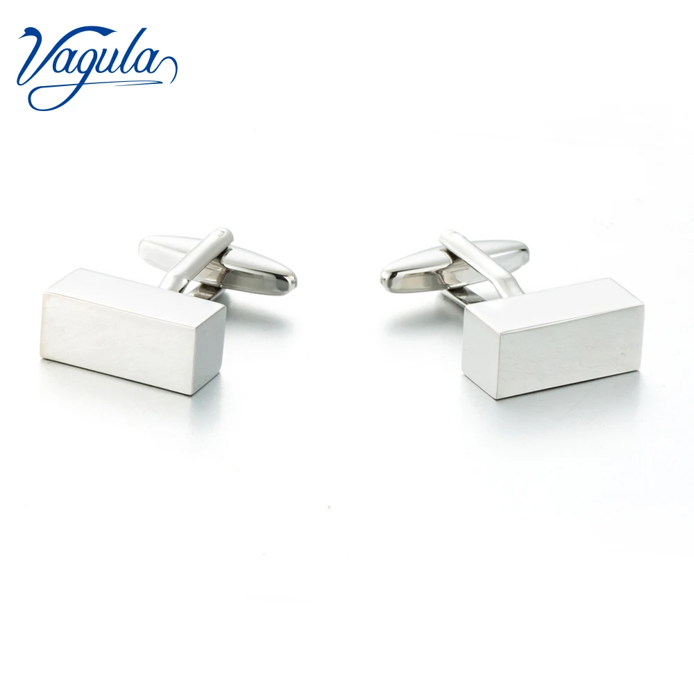 

VAGULA New Cufflinks Top Luxury Brand Wedding Gift Shirt Bonito Gemelos Cuff links Cuboid Rectangular Solid Men Jewelry 275
