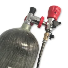 AC168101 PCP винтовка и дайвинг использовать 6.8L 60 мин 300 бар 4500Psi углеродное волокно Воздушный бак и клапан и заполняющая станция с гарантированным качеством