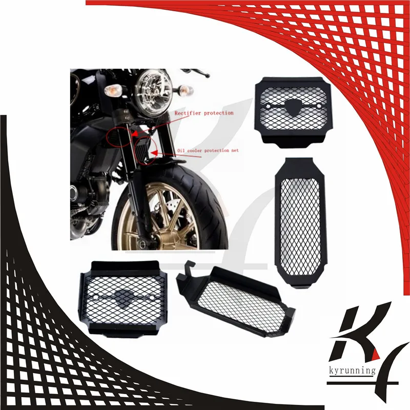 Protection Oil Cooler Guard Grill Aluminum and Refit Rectifier For Ducati Scrambler 2015 2016 | Автомобили и мотоциклы