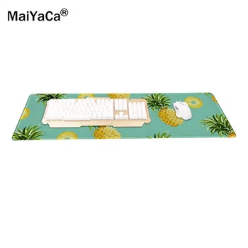 

30x90cm size Tropical rainforest summer fruit cute Pineapple Extended Gaming Wide Large Mouse Pad Big Size Desk Mat high quality