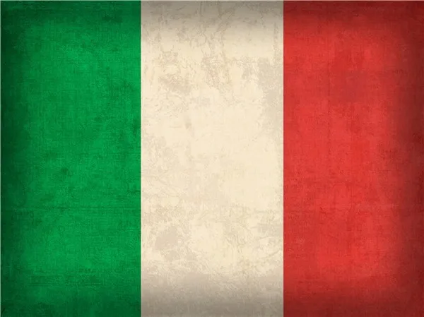 Design-T-124-Italy Flag Vintage Distressed Finish Mixed Media,