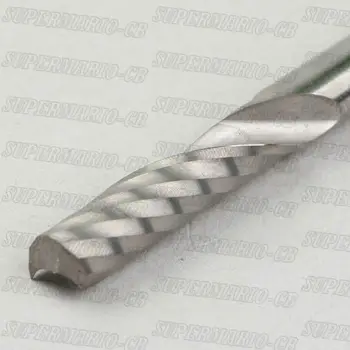 

5x 6mm Carbide CNC Router Bits Single Flute Tools 22mm