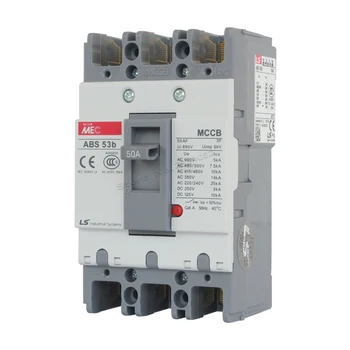 

30A 40A 50A Moulded case circuit breaker 3p 3 pole 50Hz 600V ABS-53b