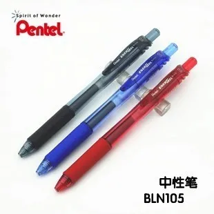 Япония Pentel BLN-105 гелевая ручка оригинальные подлинные цветные модели гелевая ручка супер гладкая