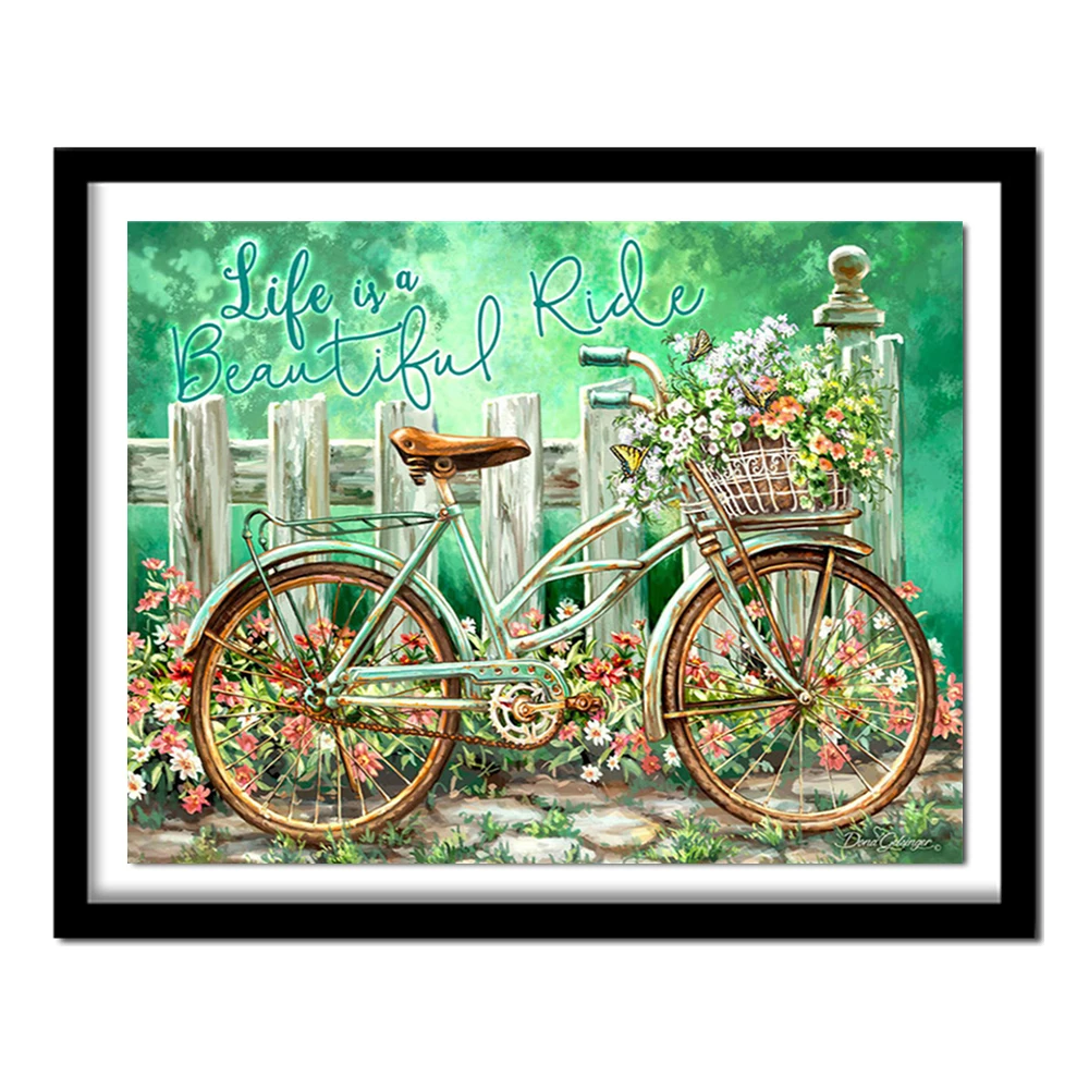 bicycle diamond painting