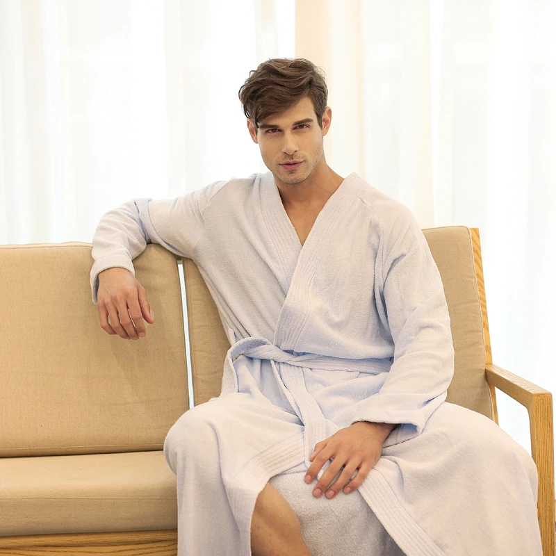 Men and Women Quality autumn and winter 100% lovers cotton towel plus size Ultra Long Robe bathrobes sleepwear Loungewear Men and Women Quality autumn and winter 100% lovers cotton towel plus size Ultra Long Robe bathrobes sleepwear Loungewear