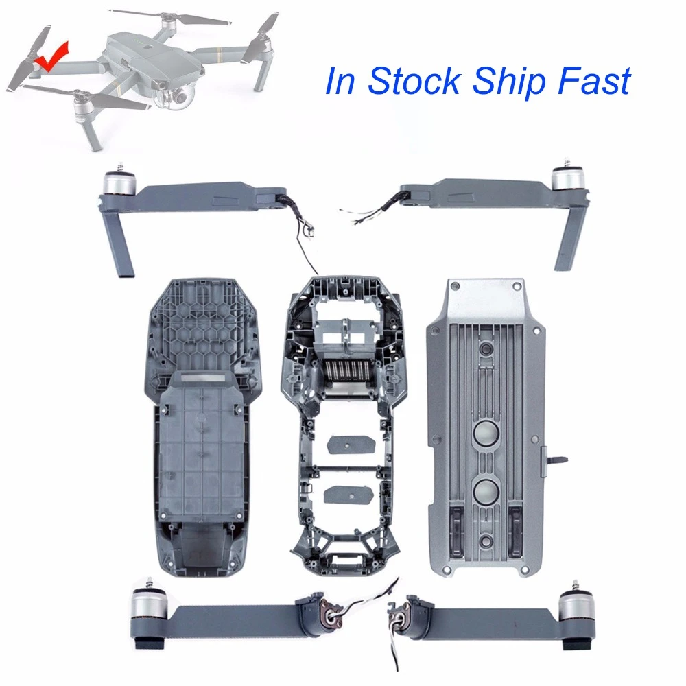 Genuine Dji Mavic Pro Part Body Shell Motor Arm Left Right Front Back Arm Upper Bottom Shell Middle Frame For Drone Replacement Body Shell Aliexpress
