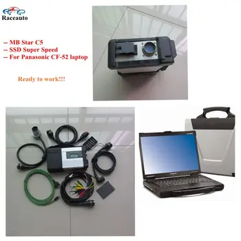 

Free Shipping! 2018 New MB SD C5 MB Star C5 Sd Connect compact 5 diagnosis tool with ssd software V2018.12 and cf-52 4gb laptop