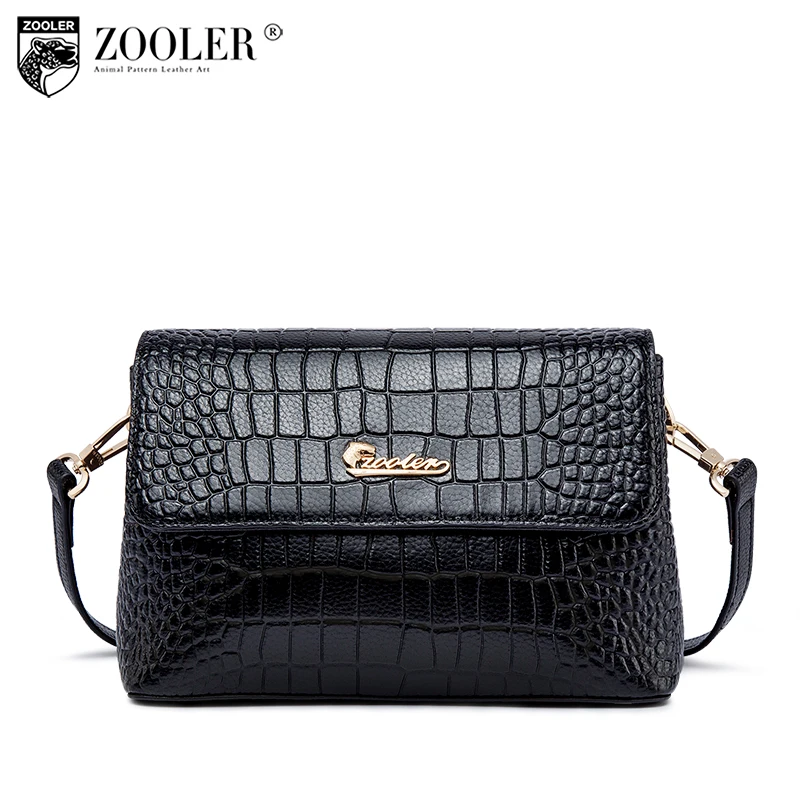 

ZOOLER Luxury Brand Genuine Leather Women Shoulder Bag Real Cow Leather Handbag Famous Design Crossbody Bag Casual Tote