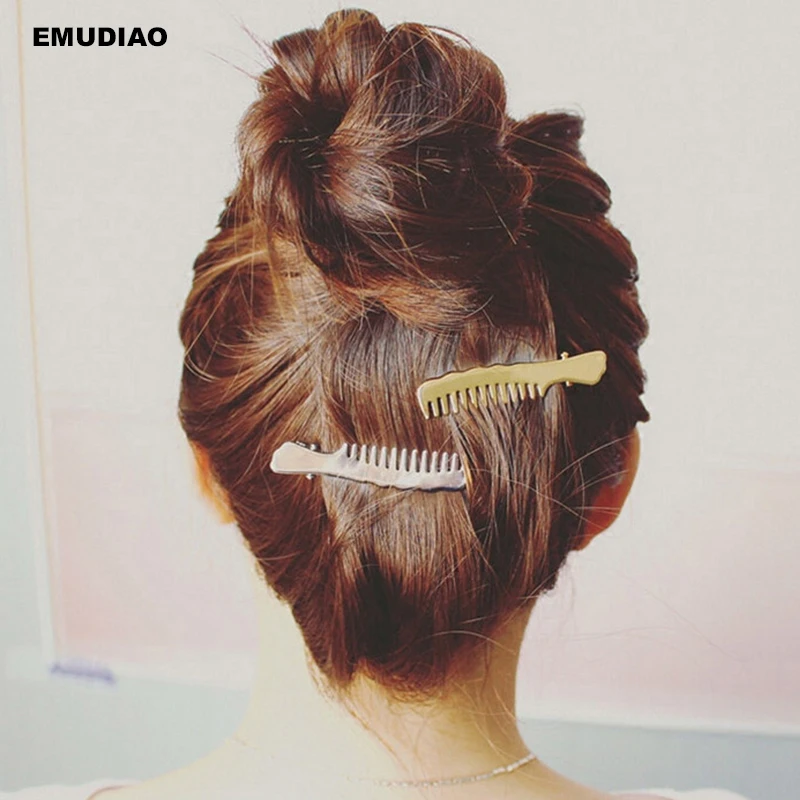 

Comb Shape Women Lady Girls Hair Clip Delicate Creative Hair Pin Hair Barrette Ornament Hair Accessories Decorations