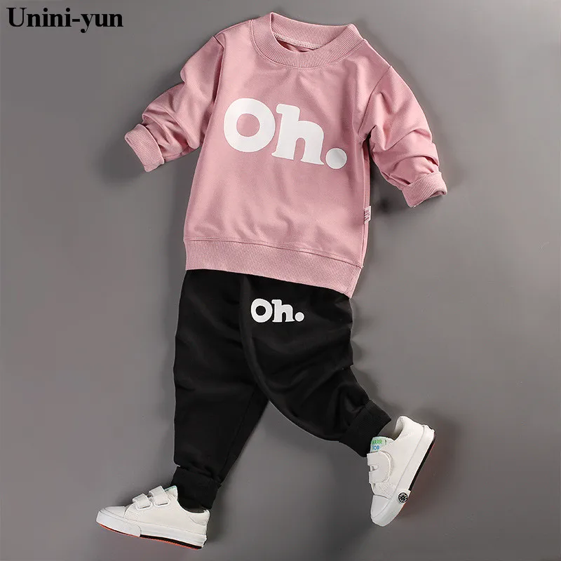 Pink baby Clothing Sets cotton boy clothes suit Newborn girl suit 2pcs