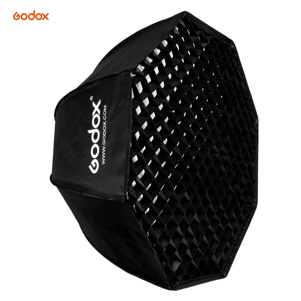 Godox SB-UE 120 см 47 дюймов портативный восьмиугольный Зонт софтбокс с сотовой сеткой для Bowens Mount Studio Flash софтбокс