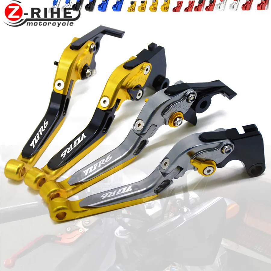 Motorcycle Brake Levers adjustable Folding Bike extensible CNC Aluminum Clutch Levers For yamaha