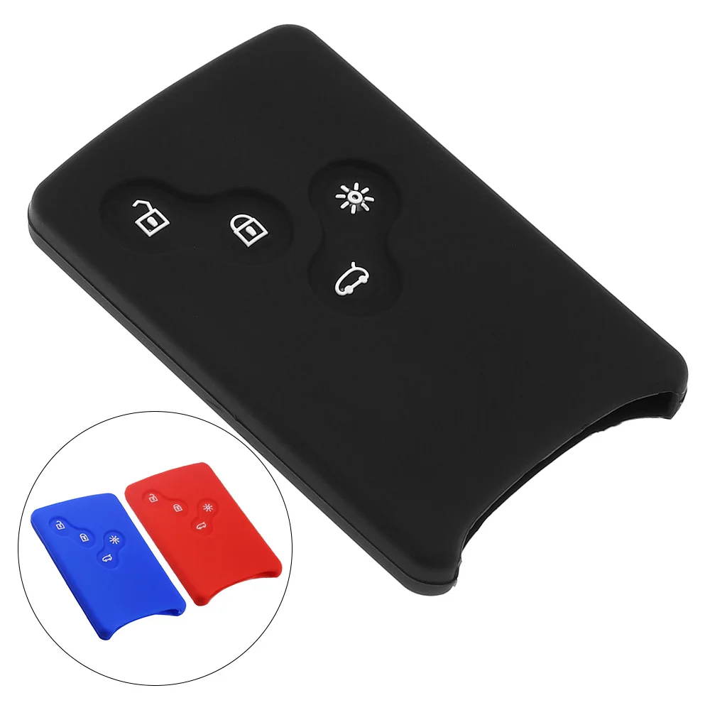 

Silicone 4 Buttons Auto Car Key Cover Case Protector Holder for Renault Clio Logan Megane 2 3 Koleos