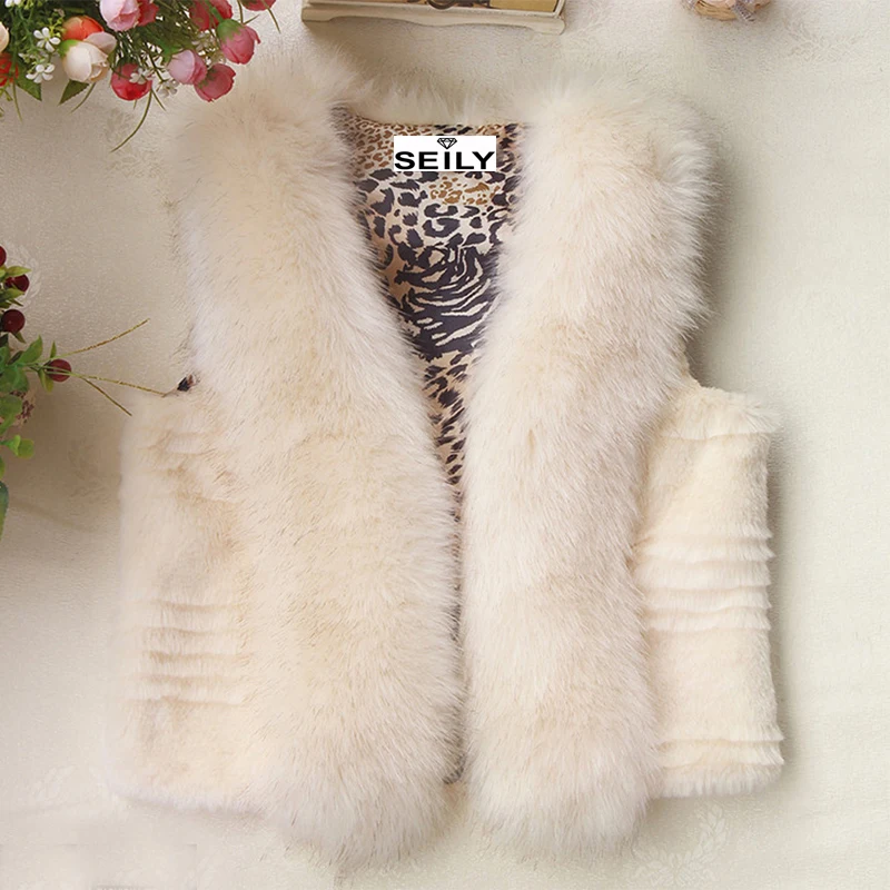 Korean Black Rabbit Hair Fur Gilet Faux Women Short Knitted Fur Vest Of Fox Natural Slim Mink Fur Winter Coat Waistcoat Jacket 