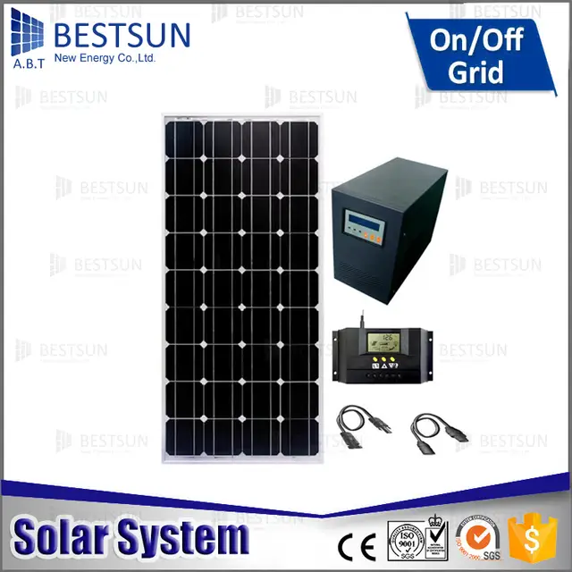 Home Solar Panel Kit 300w500w Off Grid Solar Energy System Solar Mounting System 800w Solar Energy Product 1kw