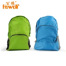 Outdoor Waterproof Backpack Portable Zipper Solid Soft Men Women Nylon Hiking Bag Travel Rucksack Sports Pack Softback