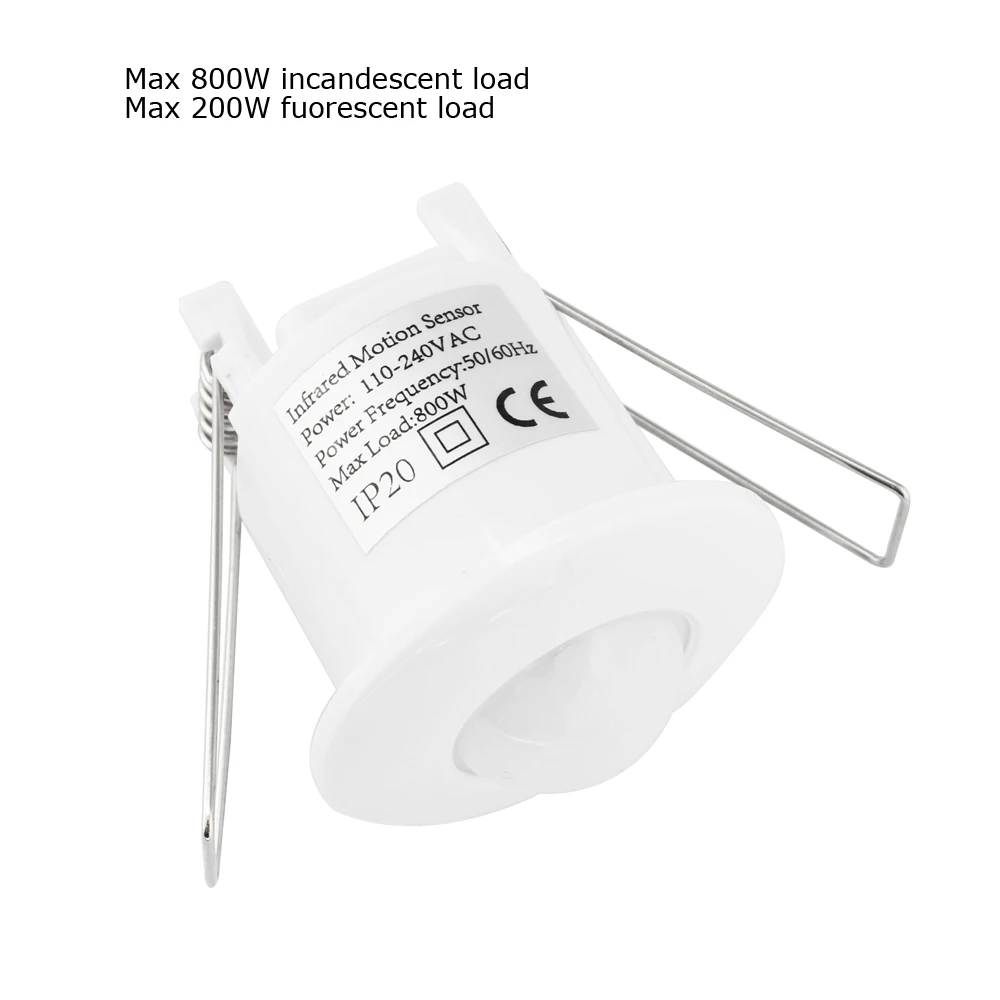 12v pir interruptor de sensor 360 graus