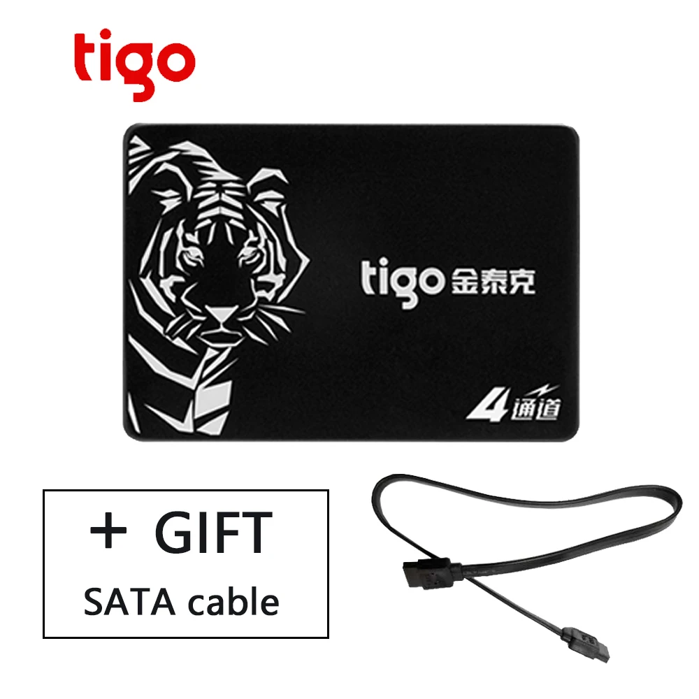 Tigo SSD 480 ГБ 2 шт. SATA 3 5 дюймов Внутренний твердотельный накопитель 120 240 для