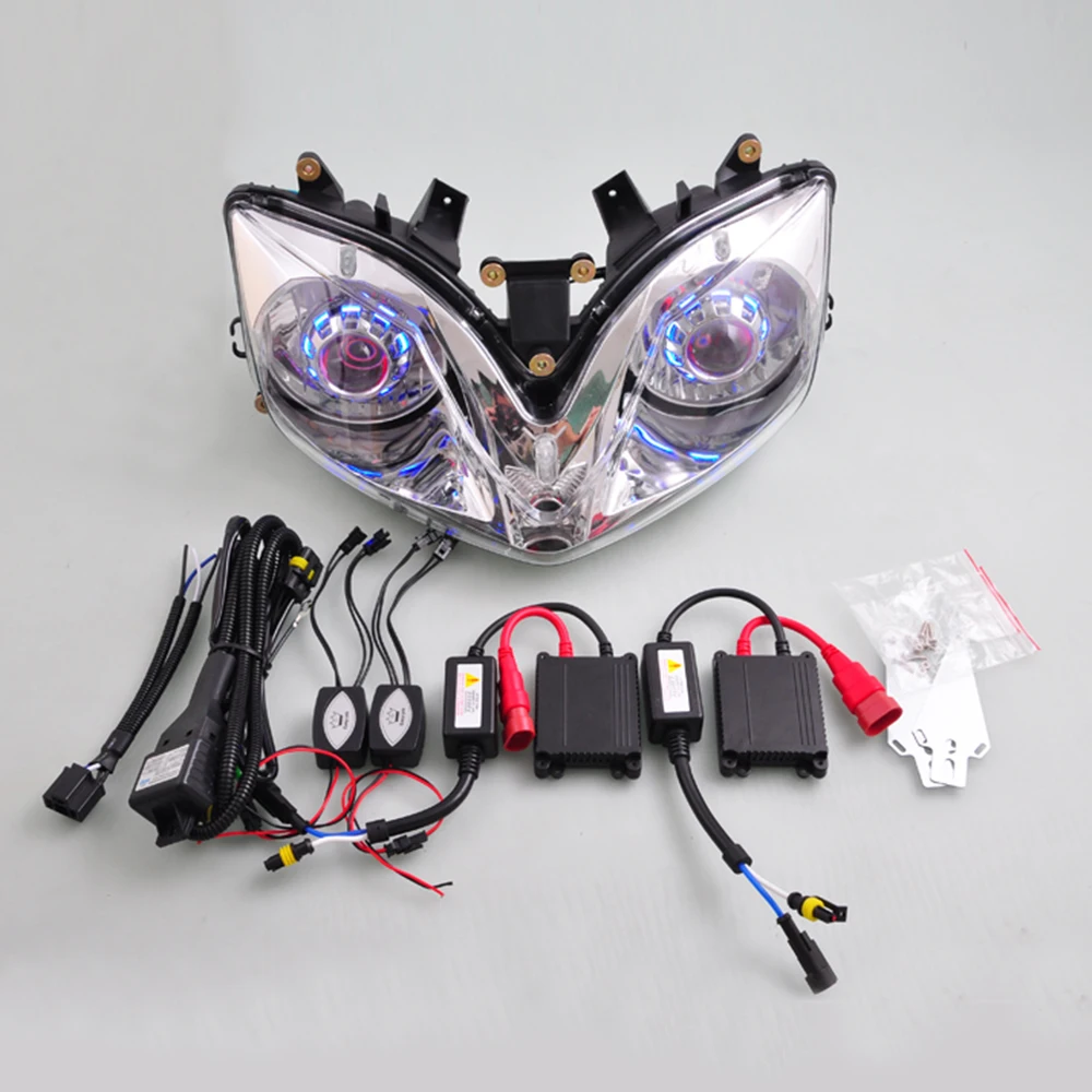 

Wotefusi Blue Angel Red Devil Eye Bi-Xenon Ballast Headlight For CBR600 F4I 2001-2007[DD03-1]