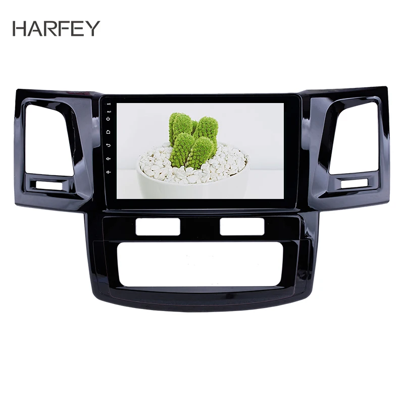 

Harfey Android 8.1 car GPS Radio Head unit 9 inch for 2008-2014 Toyota Fortuner Hilux WIFI Bluetooth USB support DVR SWC 3G OBD2