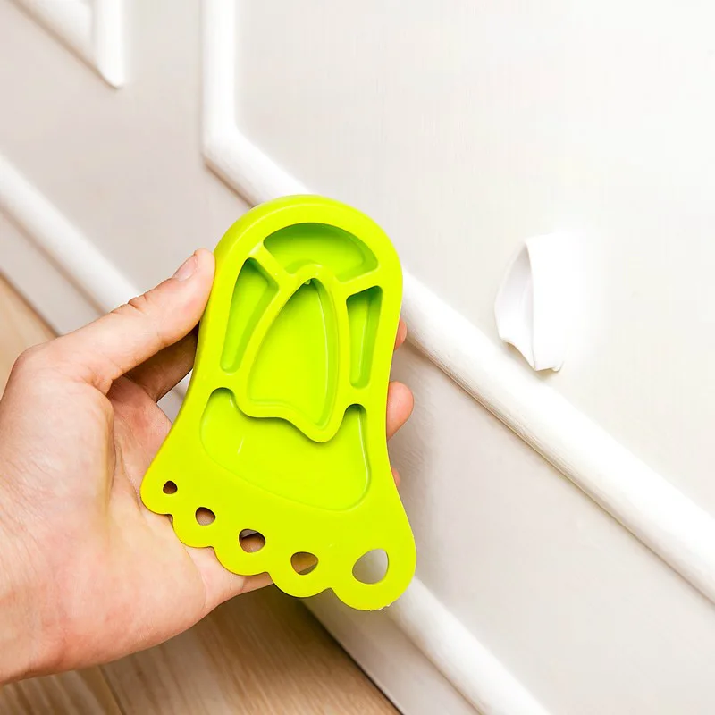 Protector for Baby Home Decor Cartoon Foot Finger Safety Lock Holder Window Buffers kitchen bathroom stopper 2