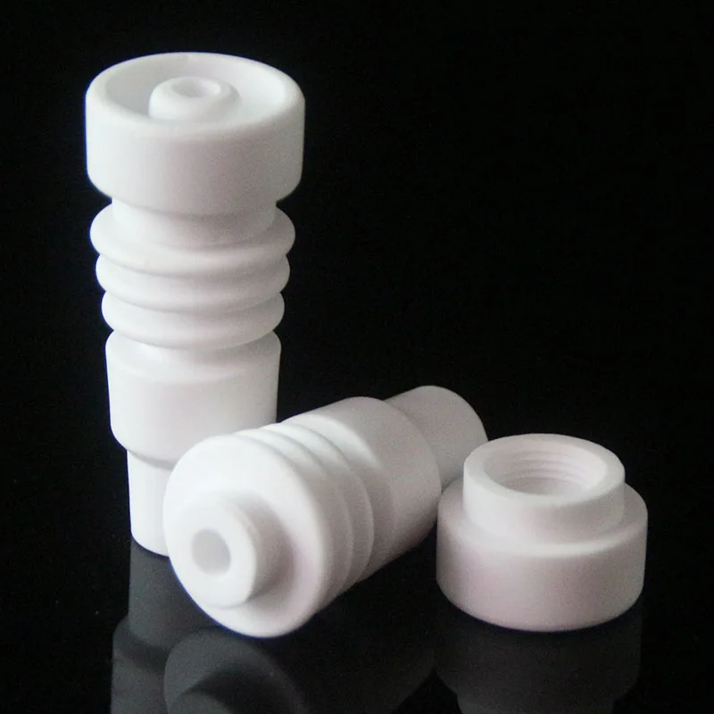 5pc/ lot Can open 14mm 18mm male Ceramic Nail for Smoking Pipe glass