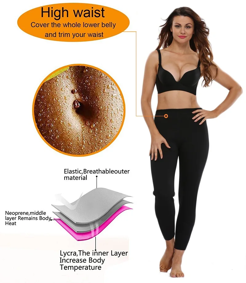 NINGMI Slimming Pants Sweat Sauna Hot Body Shaper Control Panties Women Camouflage Fitness Legging Neoprene Tourser Weight Loss (8)