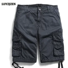 Для мужчин камуфляж Multipocket Шорты для женщин Для мужчин свободные Военная Униформа Шорты для женщин для Для мужчин новые летние Армия Работа Шорты для женщин Бермуды карго 29