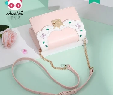 

Princess sweet lolita bag Summer and spring Fashion Shoulder Bag slanting casual Korean Edition crystal diamond square 171926