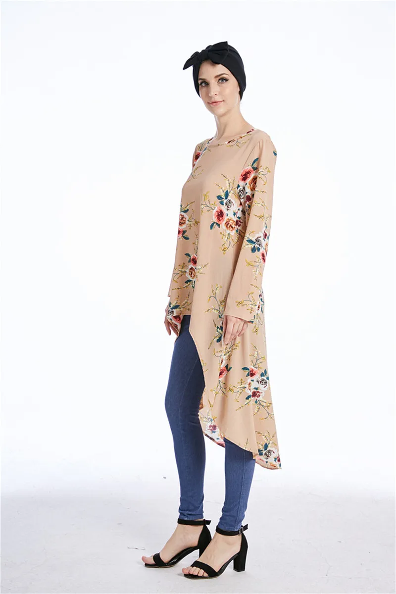 Roupas para Musluman Formal Muçulmano Blusa Longa Topos Ropa Musulmana Mujer Roupa Islâmica Vestido Mulher 4 Formal muçulmano blusa longa topos ropa musulmana
