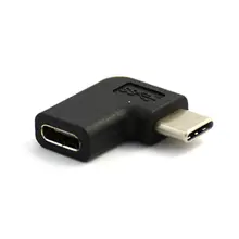 USB 3,1 Тип C Женский до 90 градусов угол Мужской адаптер конвертер Разъем USB-C адаптеры для huawei samsung type C Телефон