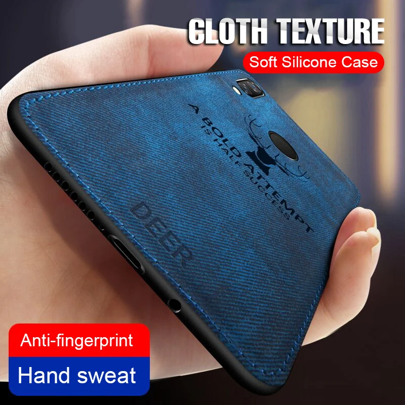 

Fabric Case for Xiaomi Mi 8 Lite Global Version Classic Cloth Matte Skin Soft Hard Back Cover For Xiaomi Mi8 Light Phone Cases