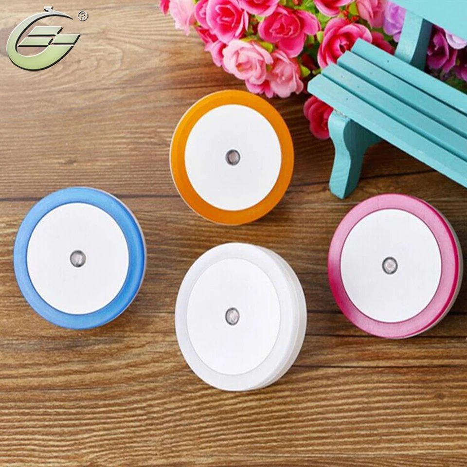 

60PCS Auto Switch Mini Light Control Induction Soft Light US Night Light Control Auto Sensor Baby Bedroom Lamp AC110-220V