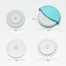 4 шт. режущая кромка ролик для выпечки Diy бисквит пульсация помадка инструмент для выпечки Форма Пластиковые Колеса Ролик для пицца выпечка пирог